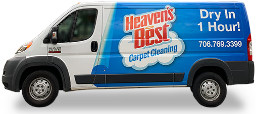 Heaven's Best Carpet Cleaning Van