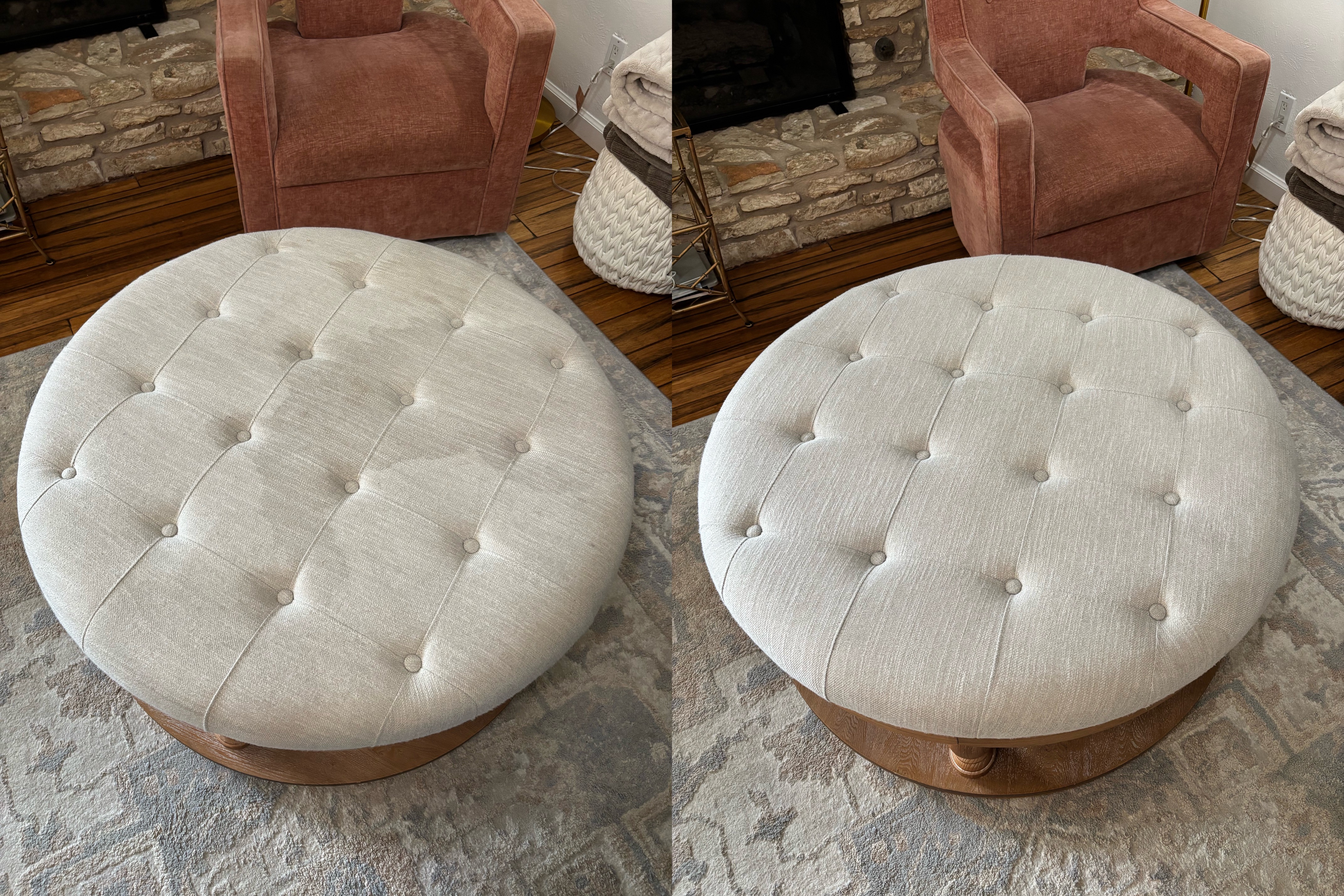🛋️✨ Stained Upholstery Brought Back to Life in Austin!