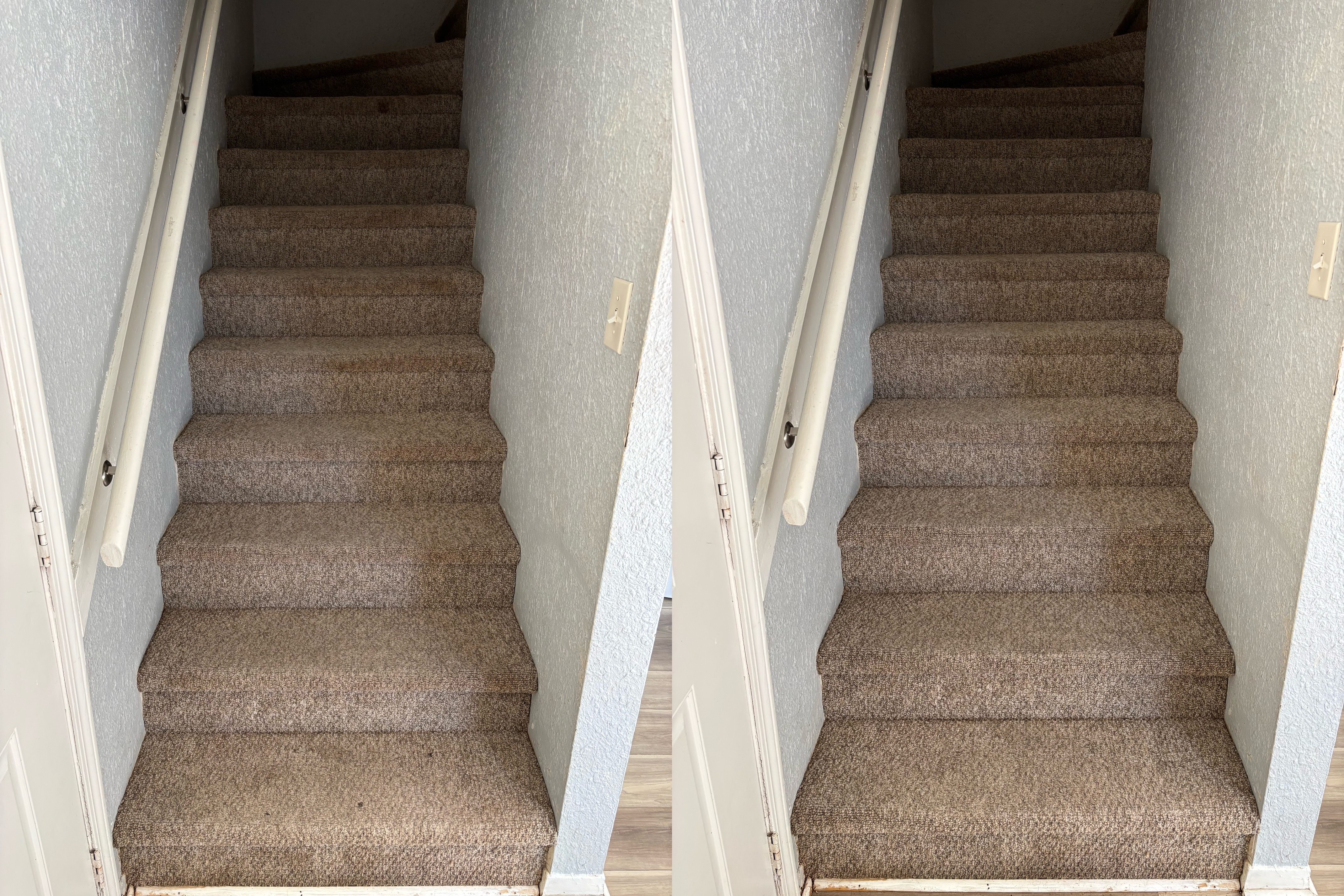 🔑👣 Stair Carpet Cleaning for Rental Property in Austin!