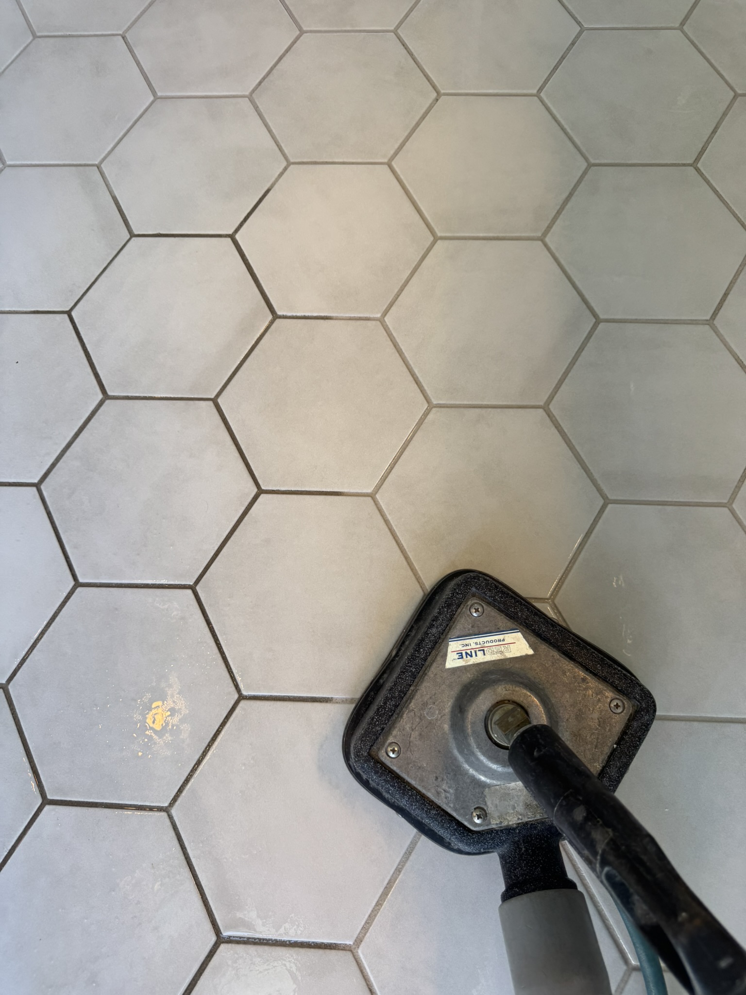Tile and Grout Before and After in South Tampa