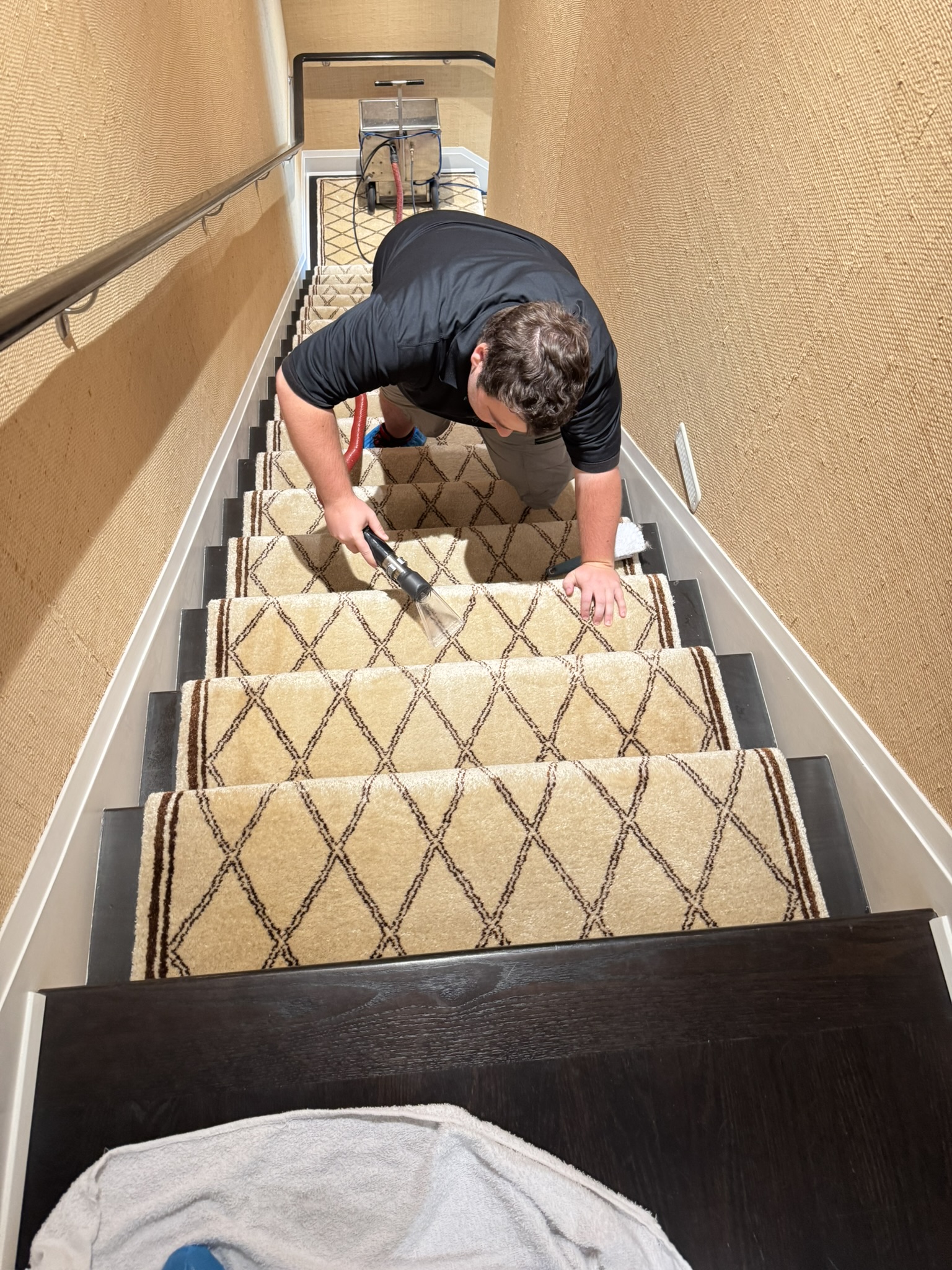 Wool Stair Runner cleaning