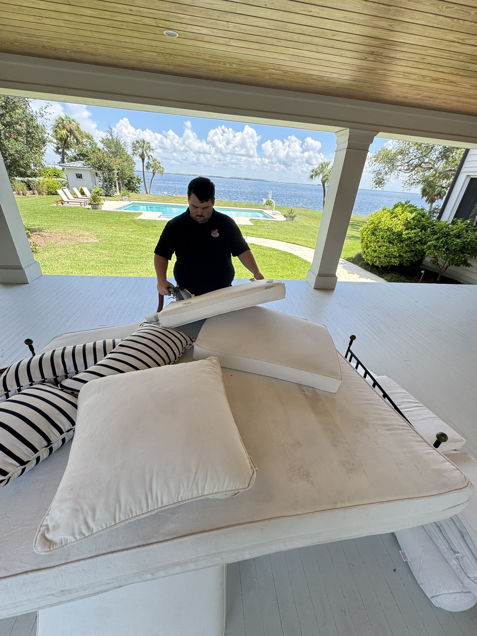 Don't Throw Away Dirty Patio Cushions! ☀️️ Restore Them Today!