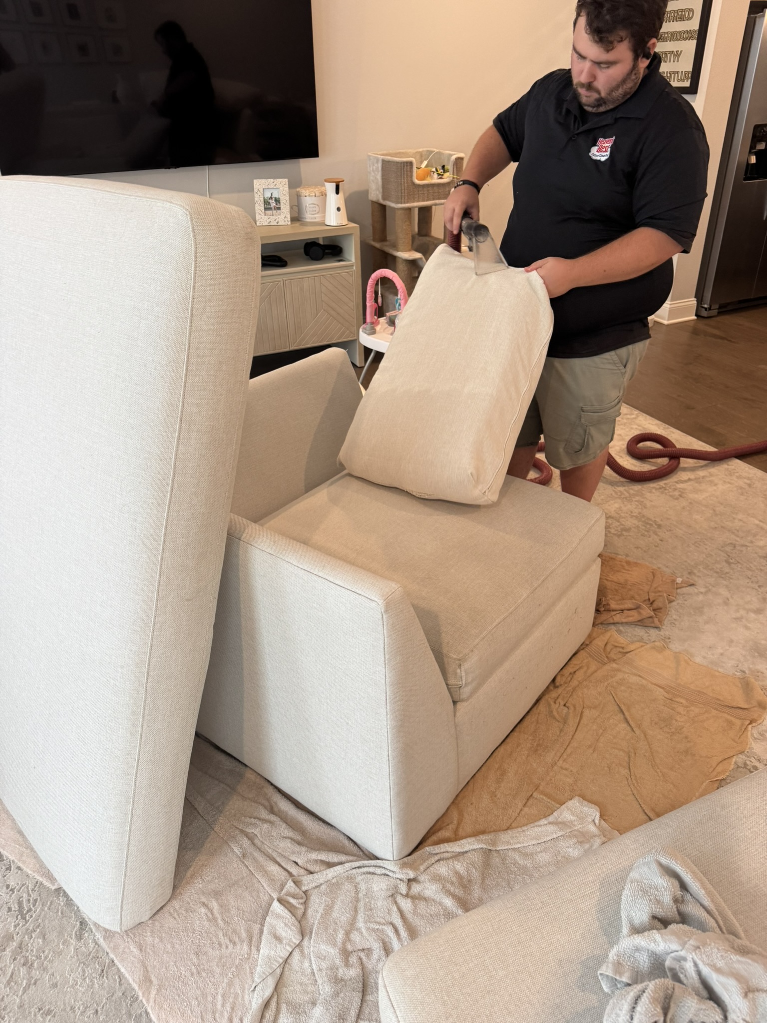 Terrified of Spills on Your White Couch? We Can Help! 🤍✨