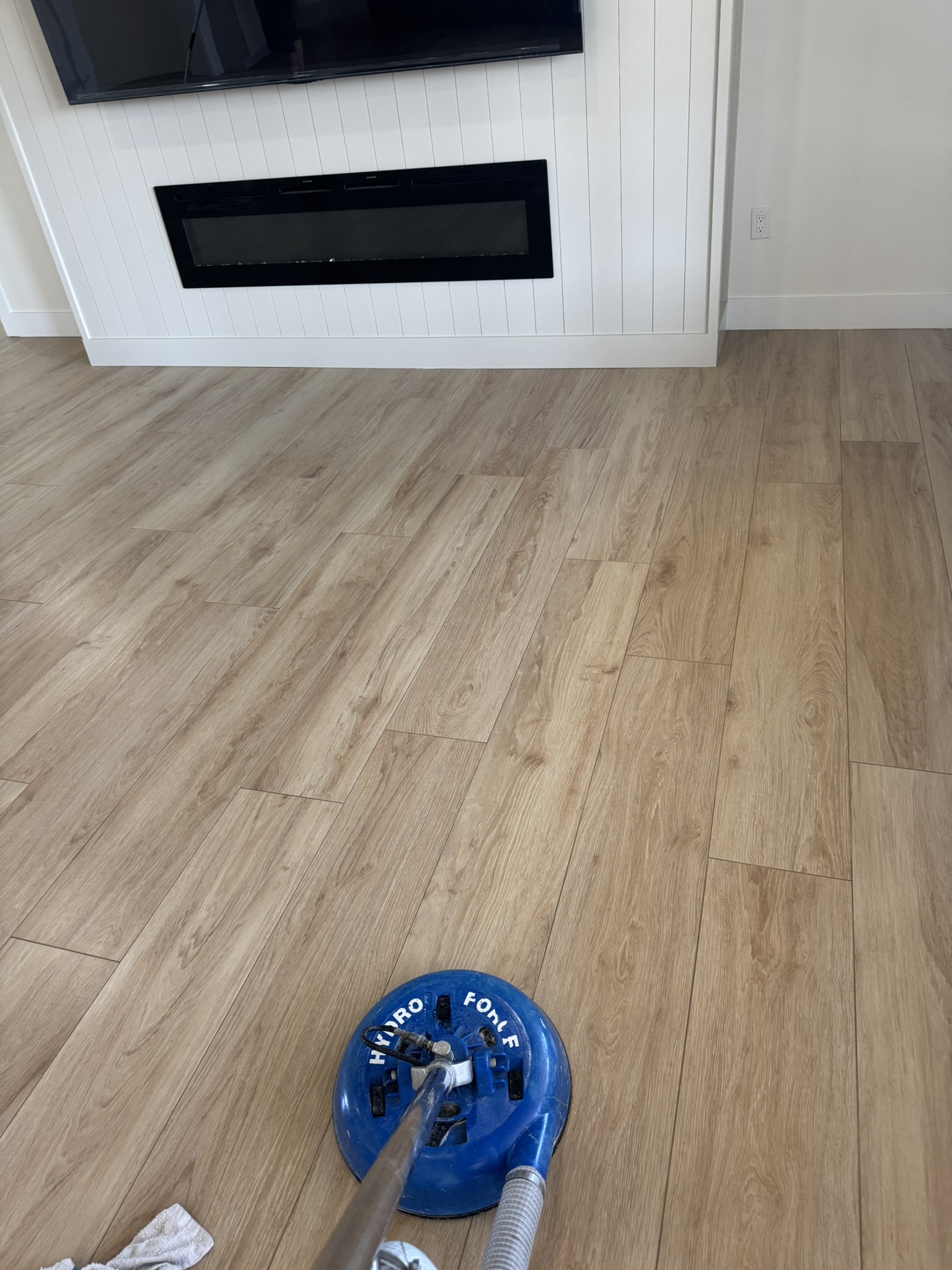 Wood Look tile and Grout Haze removal