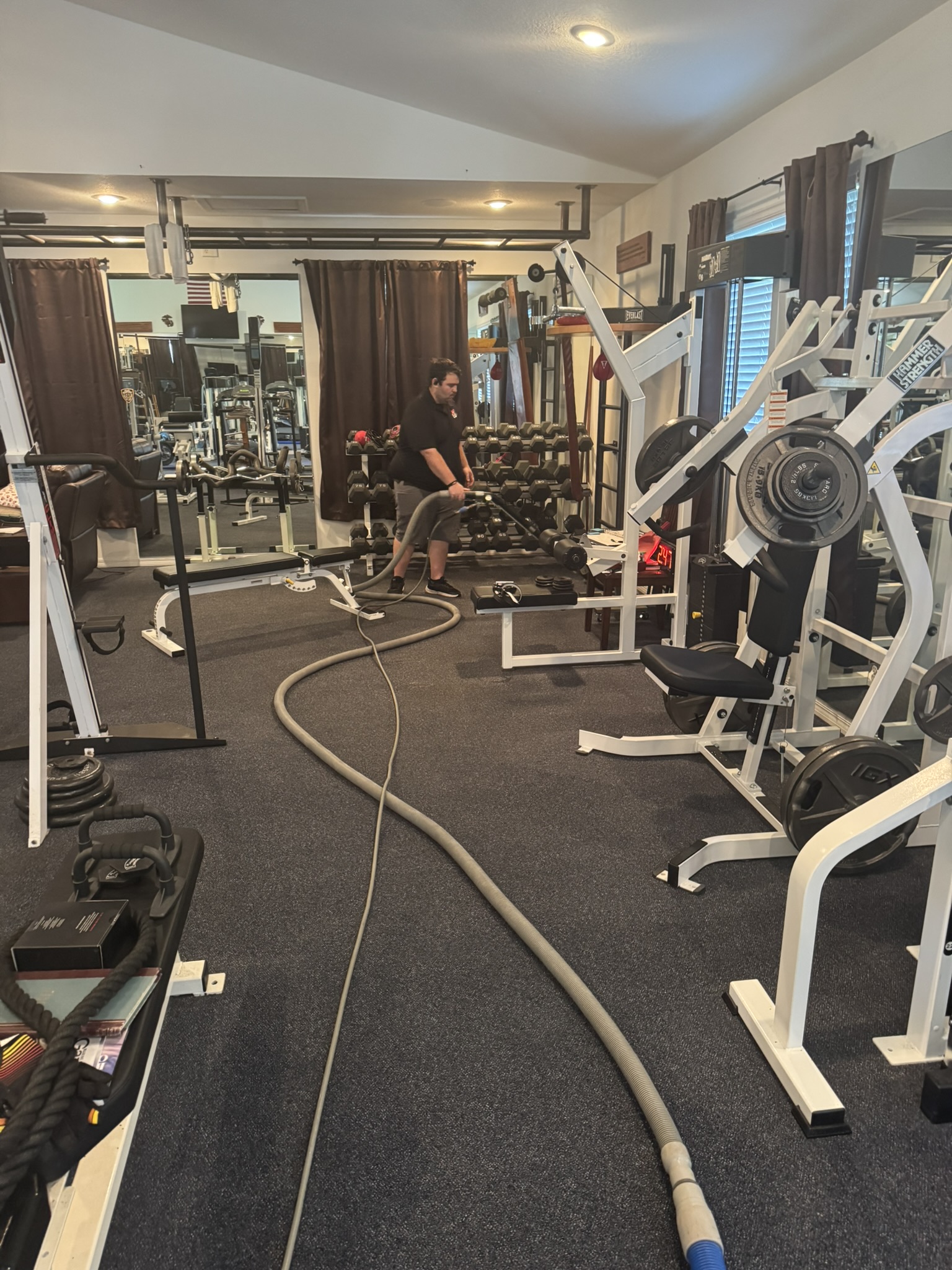 Home Gym Carpet Cleaning