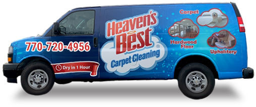 Heaven's Best Carpet Cleaning Van