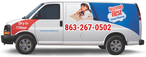 Heaven's Best Carpet Cleaning Van