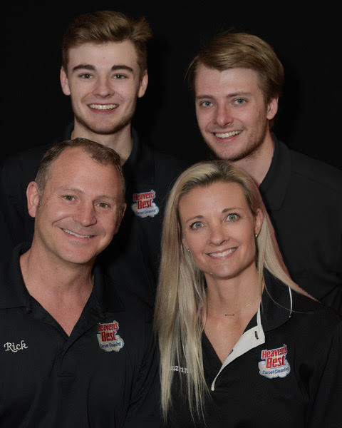 Rick, Suzanne, Tanner, and Keegan Caldwell