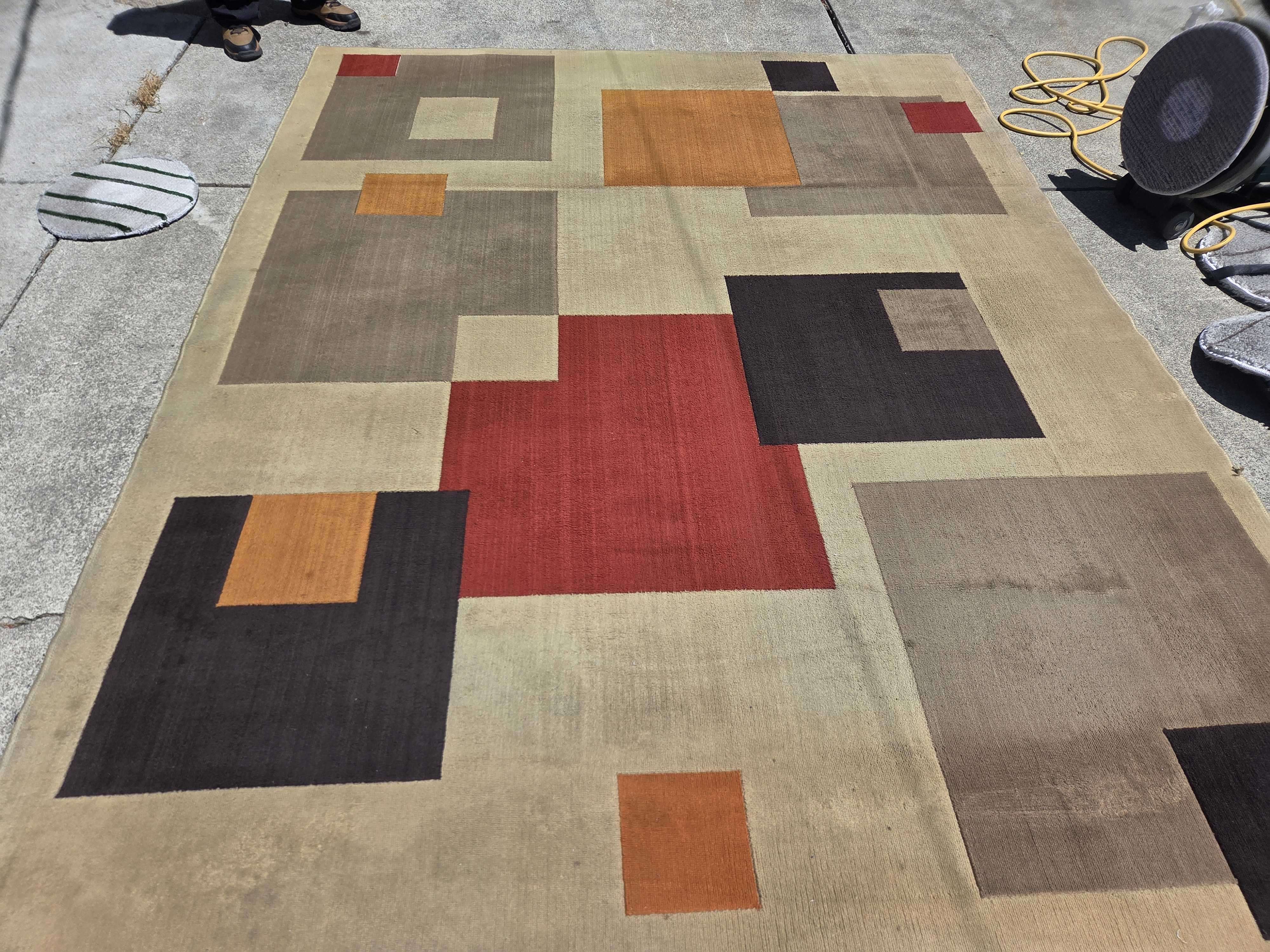 Soiled Area Rug Deep Cleaned in San Pablo!