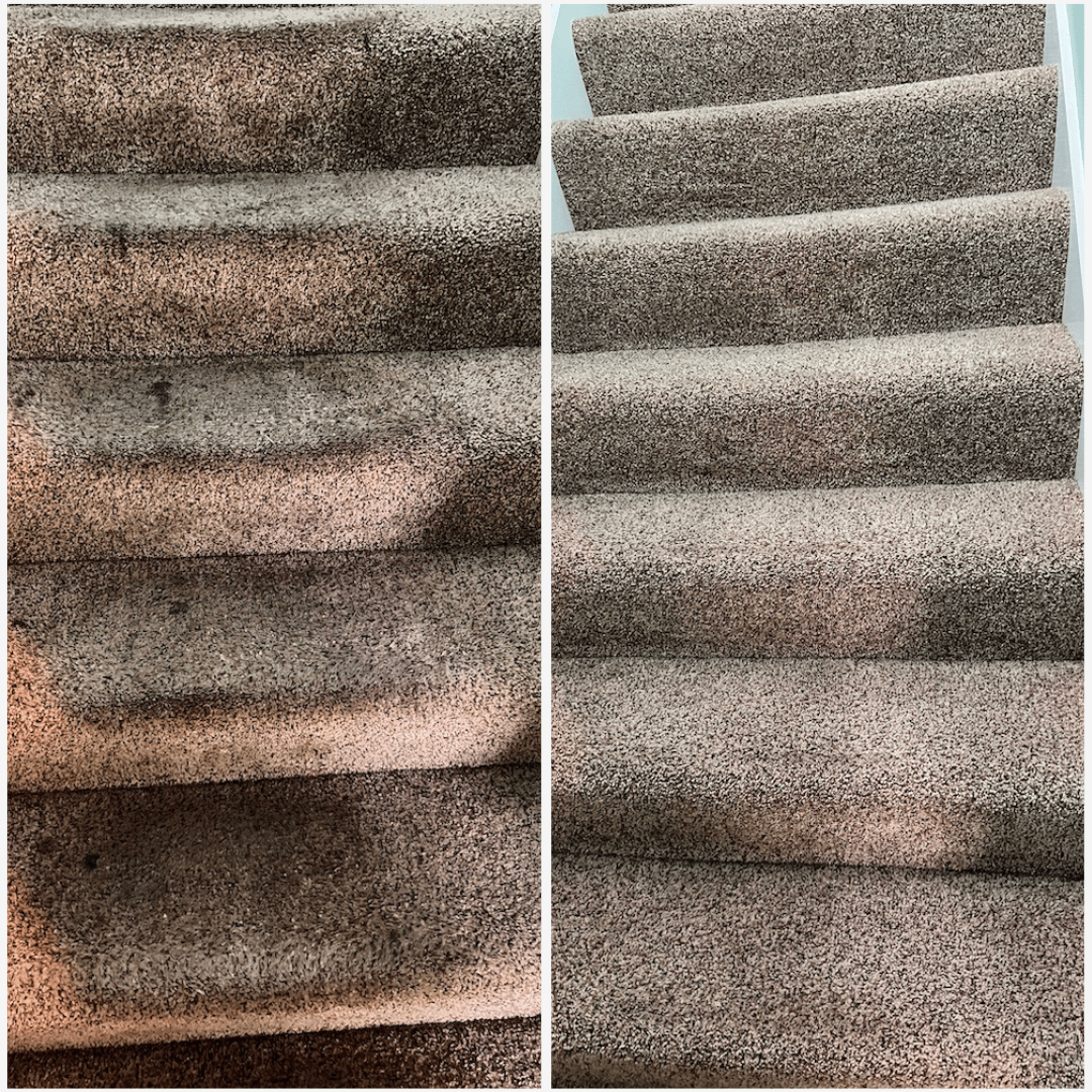 Fresh and clean stairs!