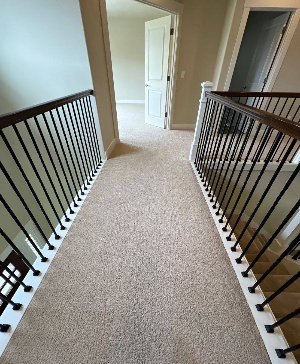 Professional carpet cleaning technician with 5-star rating