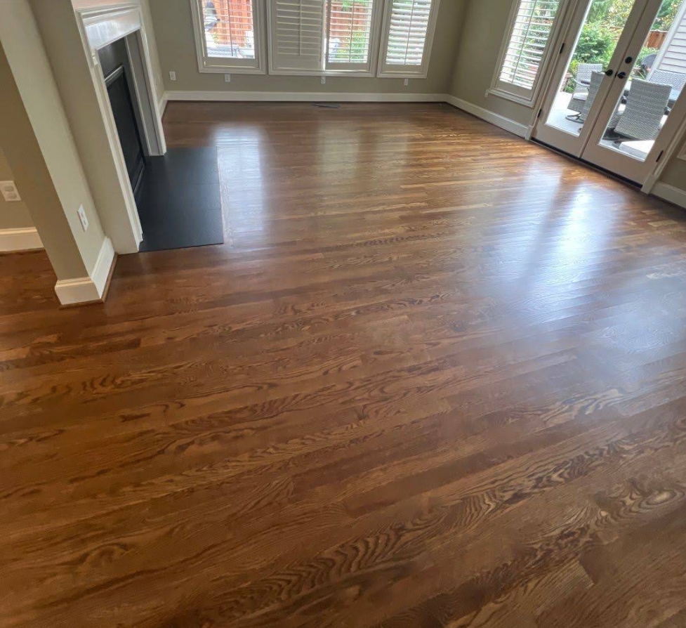 Professional hardwood floor cleaning