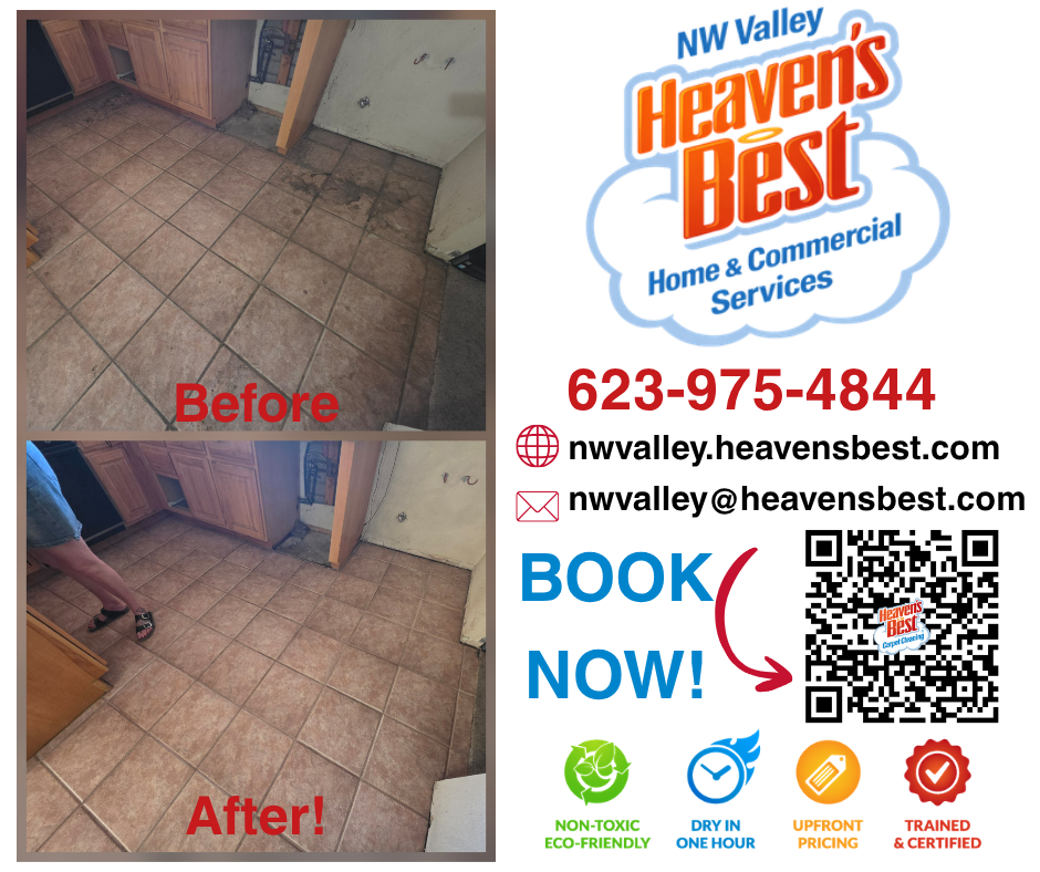 ✨ Why mopping will never get your tile this clean…